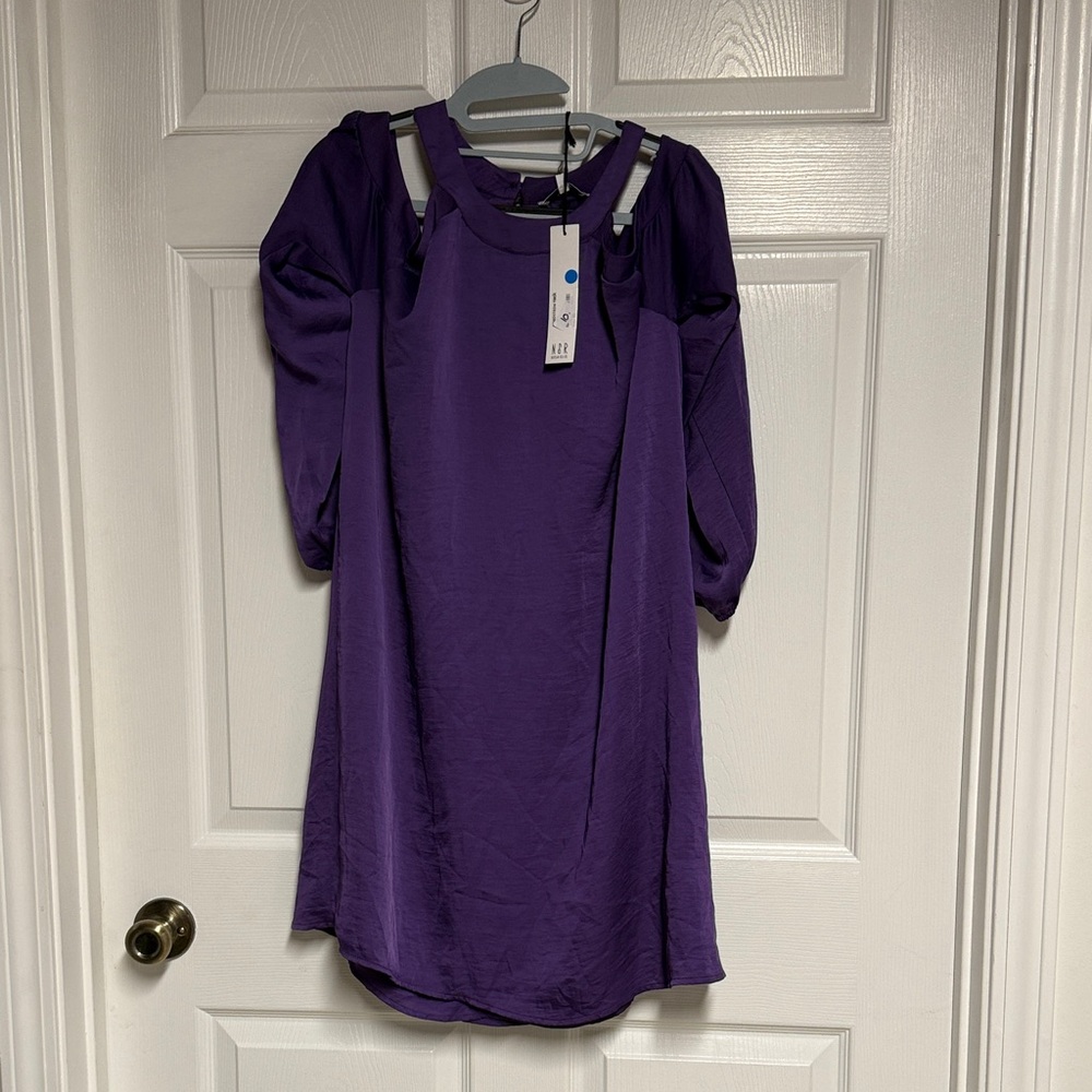 NSR Purple Casual Dress